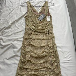 Express silver dress